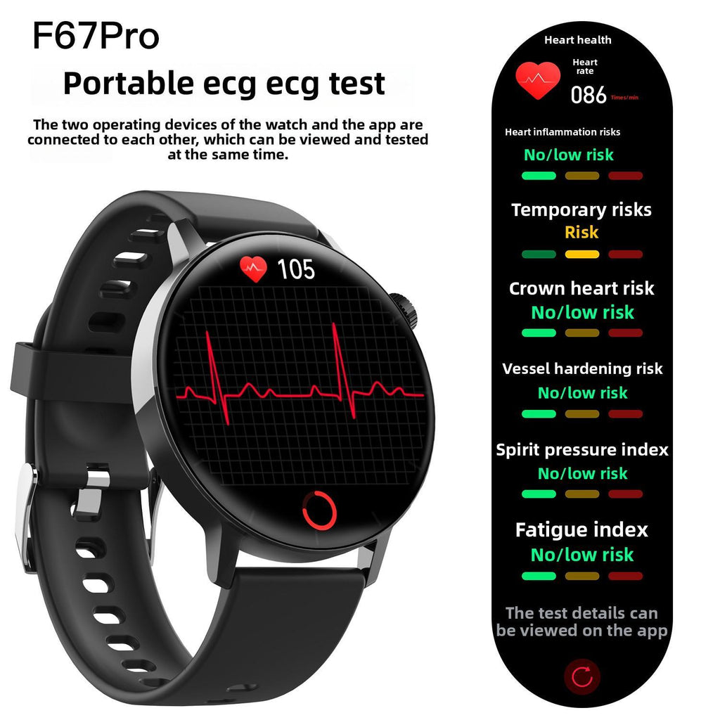 Advanced Health Monitoring Smartwatch — Non-Invasive Blood Glucose, ECG, Blood Pressure & More