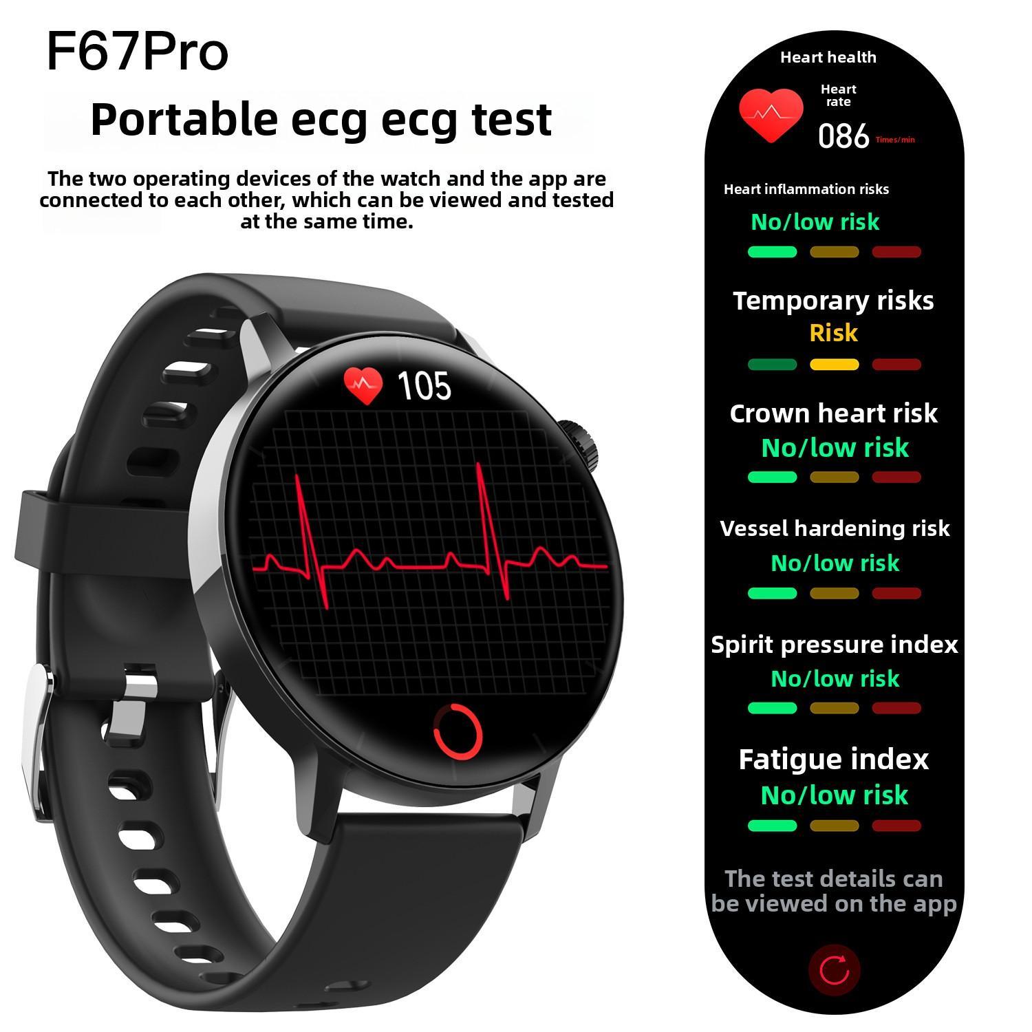 Advanced Health Monitoring Smartwatch — Non-Invasive Blood Glucose, ECG, Blood Pressure & More
