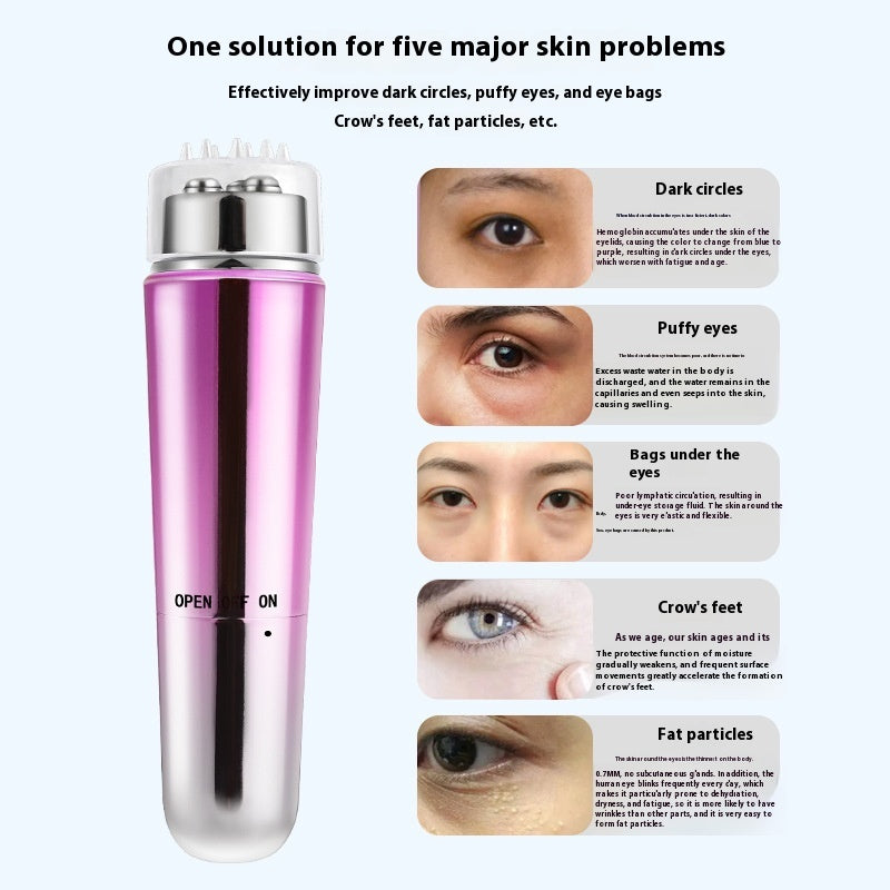 Luxury 4-in-1 Eye Cream Ion Introducer Pen — Ionic Eye Serum Infuser for Dark Circles, Wrinkles & Puffiness