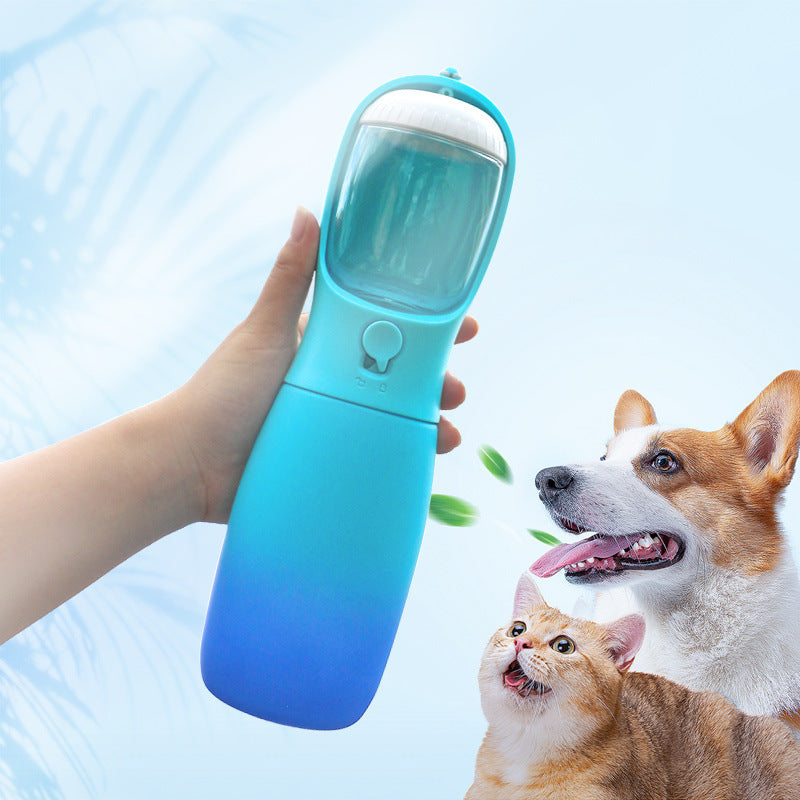 Luxury Gradient Color Portable Foldable Pet Water Bottle – 300ml & 550ml