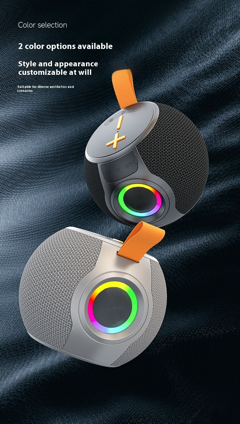 RGB Lamp Bluetooth Speaker — TWS Stereo, Waterproof & Portable with LED Mood Light