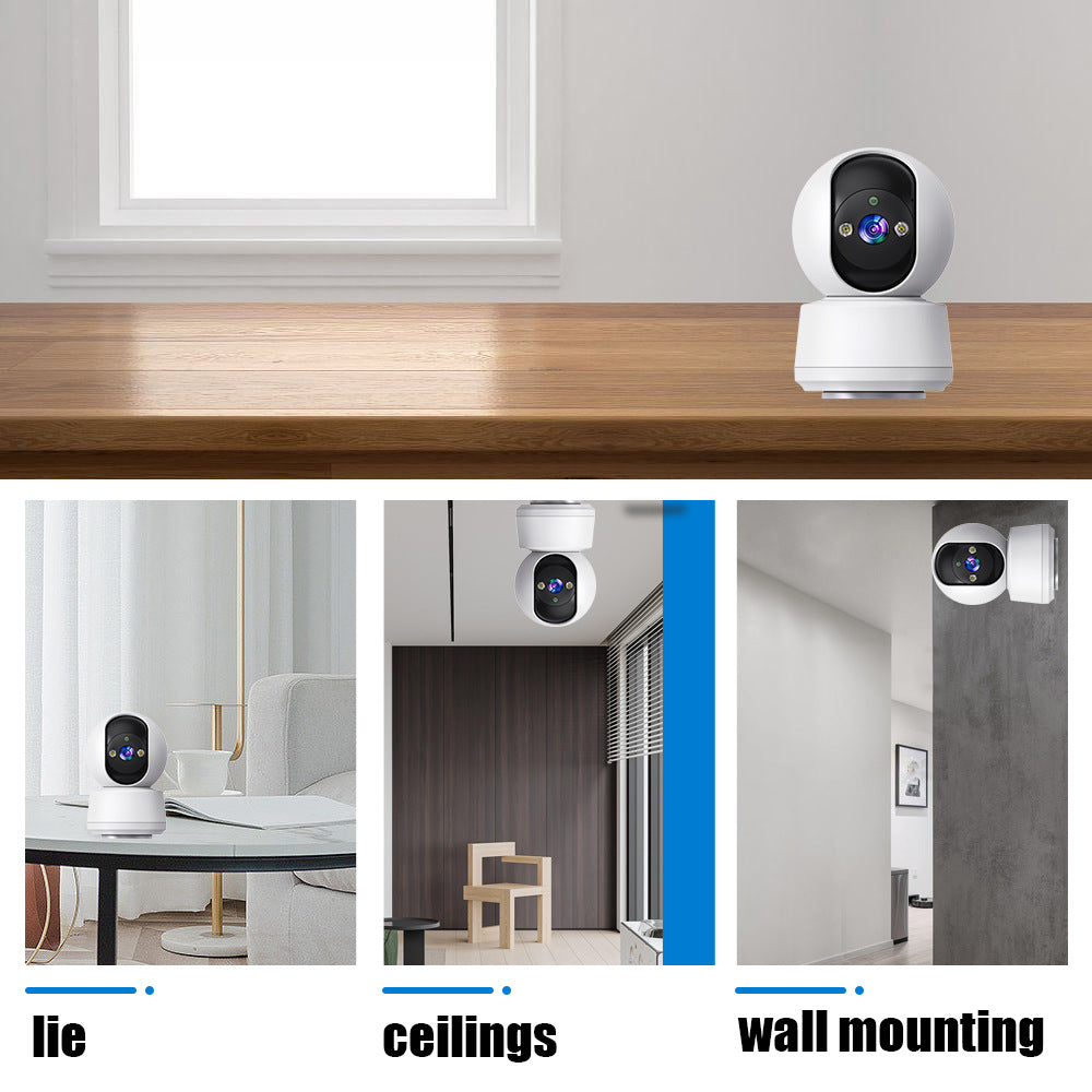 Smart 360° Pan-Tilt HD Security Camera — WiFi & 4G, Remote Control, Indoor Home Surveillance