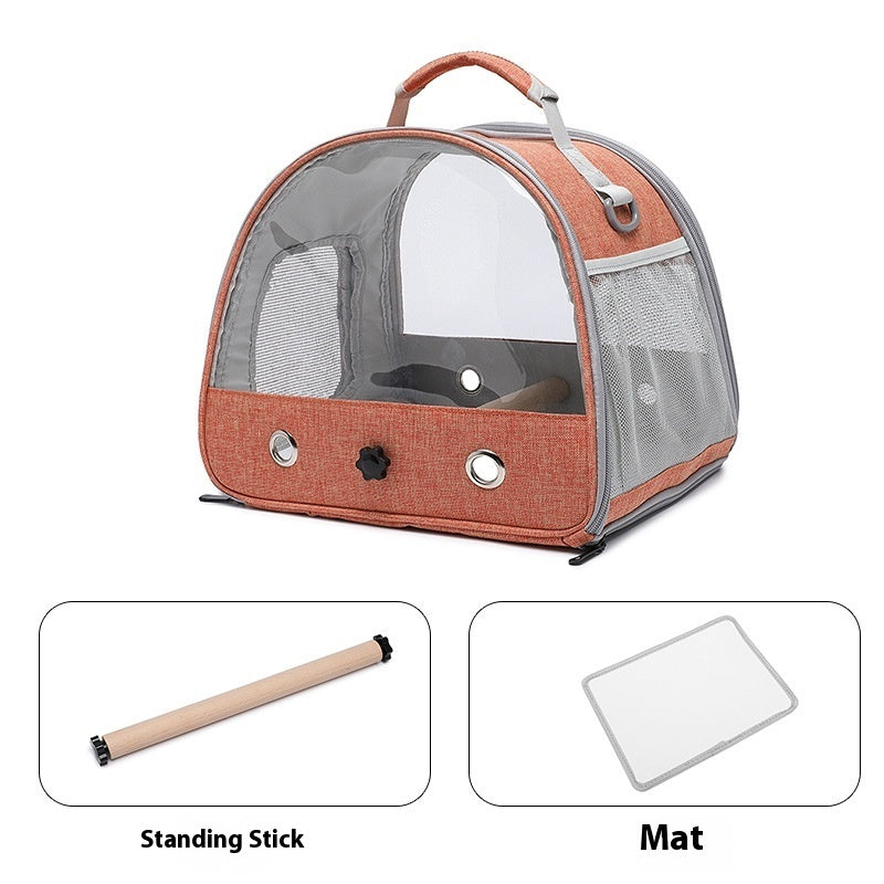 Luxury Portable Foldable Pet Outing Cage – Breathable Travel Carrier for Cats & Dogs