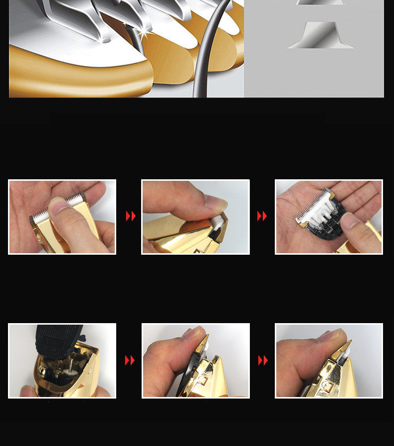 Image 1: "Professional pet hair trimmer rechargeable grooming clippers for dogs and cats"
Image 2: "Cordless pet grooming clippers with guide combs and accessories"
Image 3: "Quiet low vibration pet hair trimmer with stainless steel blades"
Image 4: "Professional dog clippers trimming pet fur"
Image 5: "Rechargeable pet grooming kit with multiple guide combs"
Image 6: "Pet hair trimmer with USB charging cable and cleaning brush"
Image 7: "Professional grooming clippers for cats and dogs all breeds"
Image 8: