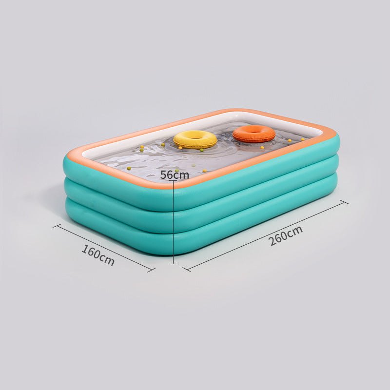 Luxury Summer Inflatable Pool – Outdoor Foldable Swimming Pool