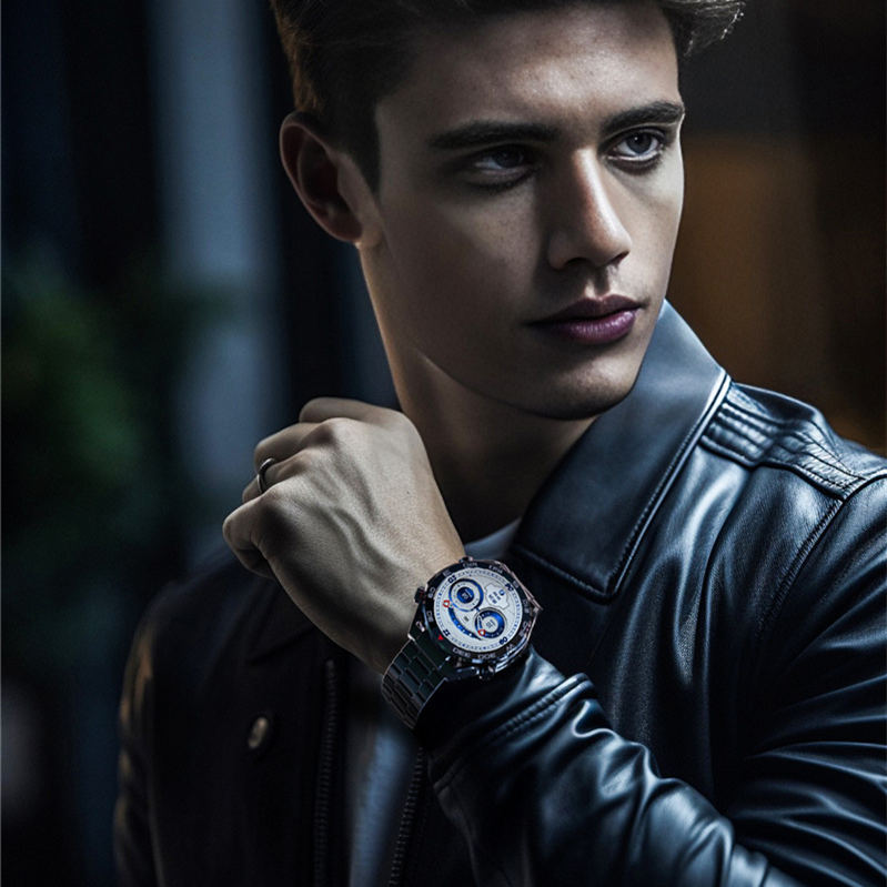 ZD5UM AI Smart Watch | Bluetooth Calling | Blood Oxygen | Heart Rate | 4 Colors