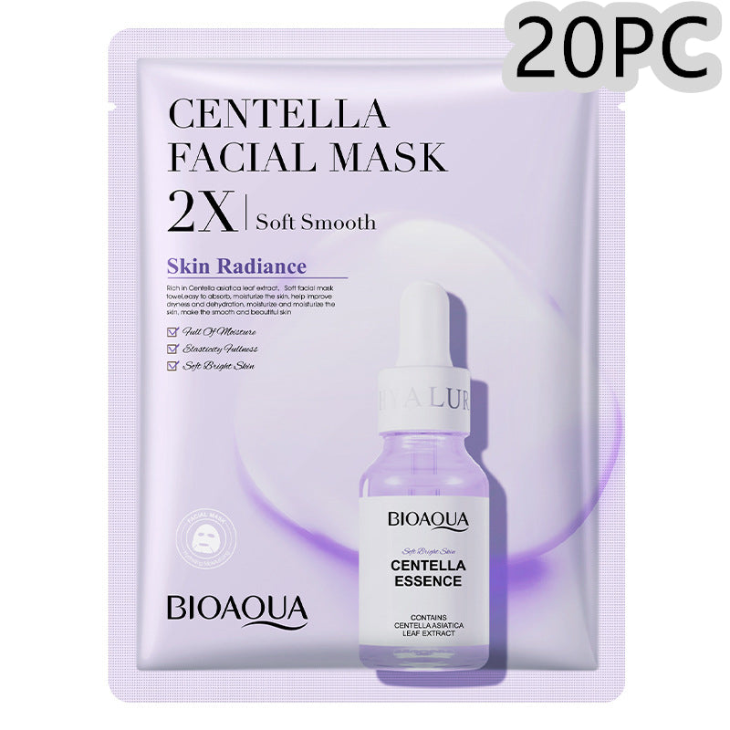 Luxury Korean Face Sheet Mask Bundle — Collagen, Centella, Hyaluronic Acid & Vitamin C Skin Glow Set