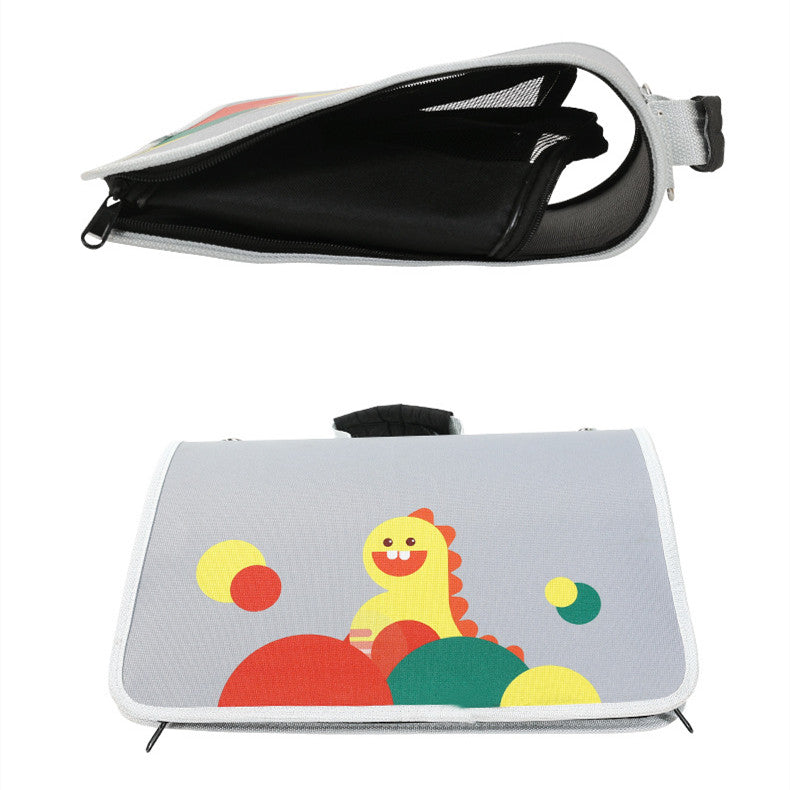 Luxury Pet Carrier Bag – Cute Foldable Cat & Small Dog Shoulder Bag