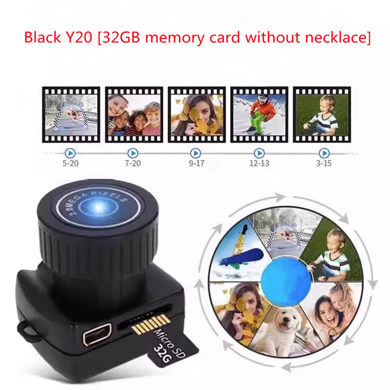 NeckShot™ HD Necklace Camera — Wearable Campus Cam in 15+ Styles with Optional Memory Card