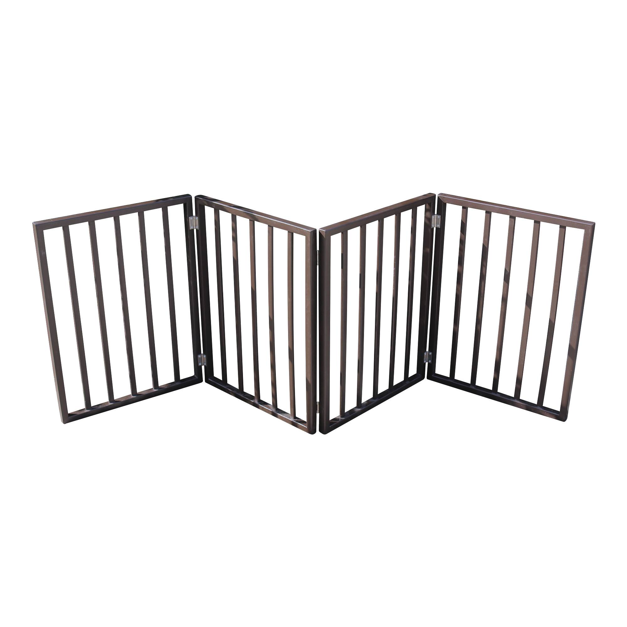 Foldable Pet Gate — Dog & Cat Safety Gate for Doorways, Stairs & Rooms