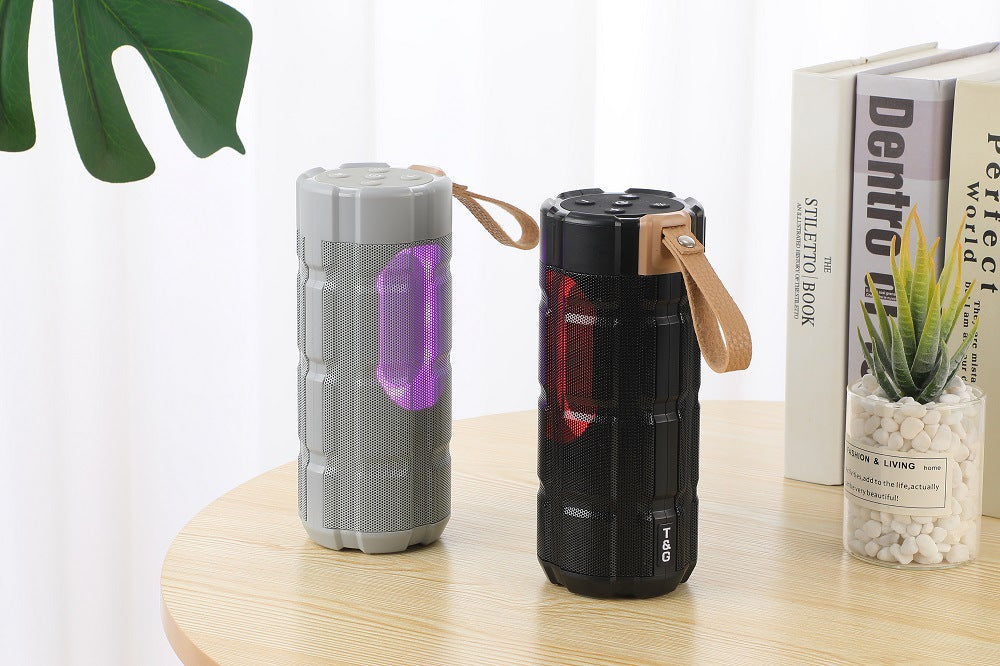 LED Wireless Bluetooth Speaker — RGB Glow, 10W Bass, 6Hr Battery & FM Radio