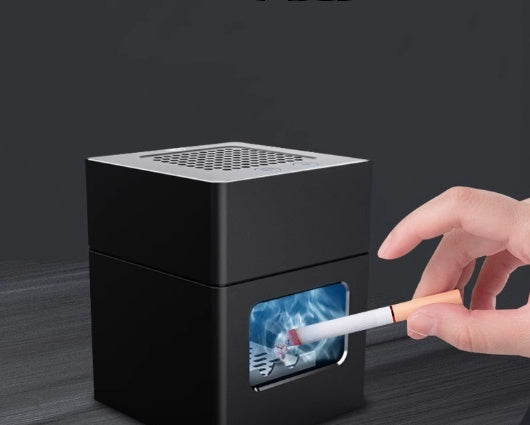 PureAsh™ Smart Smokeless Ashtray & Air Purifier — High-End Home Odor Eliminator