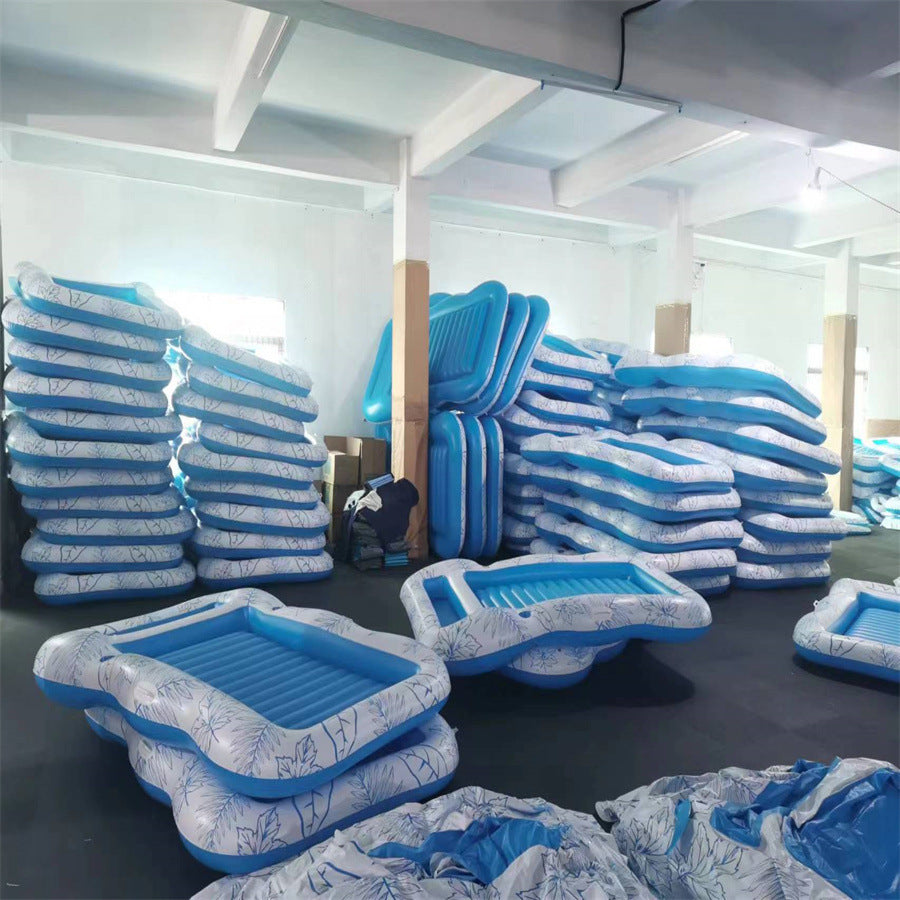 Luxury Inflatable Pool Float Recliner – Giant Tanning Lounger for Swimming Pools