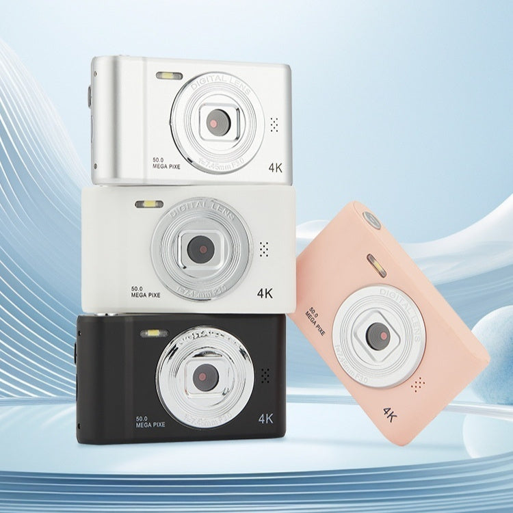 RetroShot 48MP 4K HD Digital Selfie Camera — Front & Rear Dual Lens, Retro Compact Design