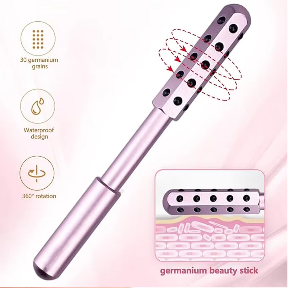 30 Germanium Stone Beauty Wand | Anti-Wrinkle Face Lift Roller Massage Stick