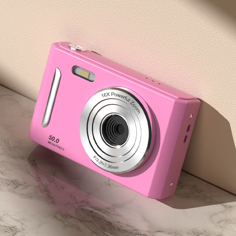 CampusShot™ CCD Student Digital Camera — HD Dual Front & Rear Lens in 6 Premium Colors