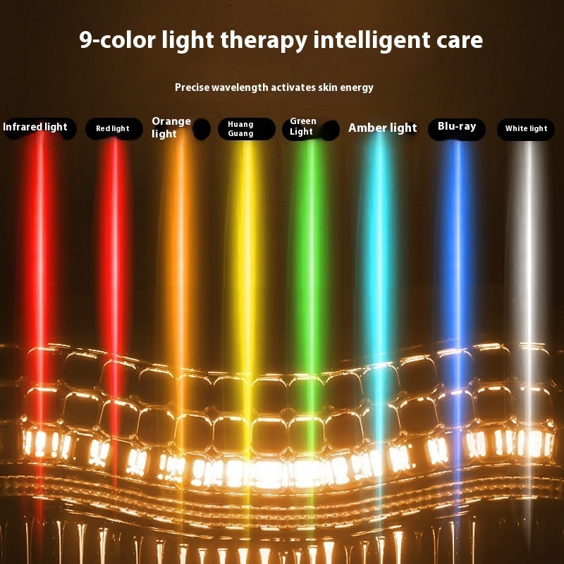 GlowEye™ 9-Color LED EMS Eye Wand — RF Micro-current Anti-Aging Eye Therapy Device
