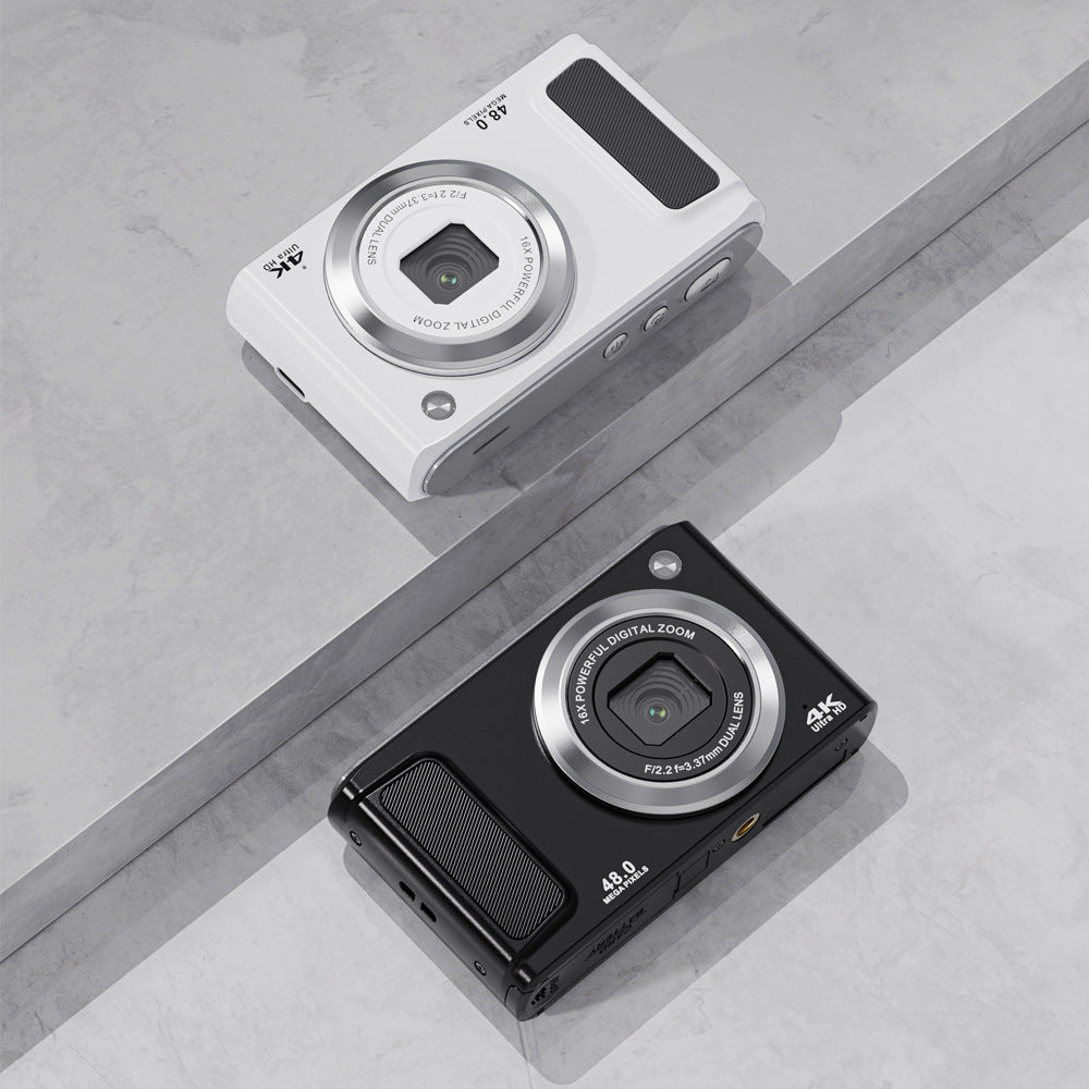 4K HD Dual Camera Vlogging Camera — Front & Rear Lens, Always In Frame