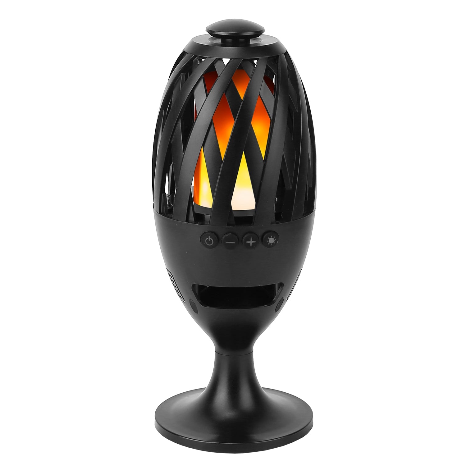 LED Flame Torch Bluetooth Speaker — Outdoor Waterproof Stereo Bass for Party & Camping