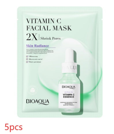 Luxury Korean Face Sheet Mask Bundle — Collagen, Centella, Hyaluronic Acid & Vitamin C Skin Glow Set