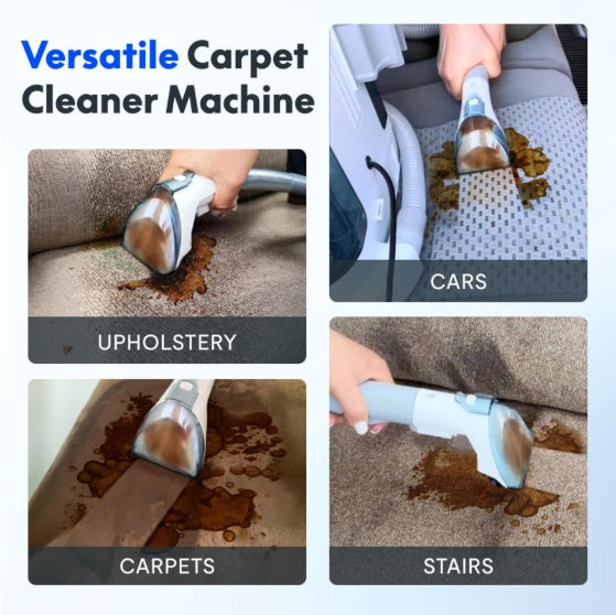 CleanElite™ 12000Pa Fabric & Upholstery Deep Cleaner — 400W, 61oz Dual Tank, Smart Self-Sensing