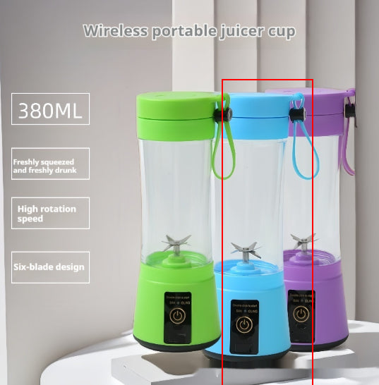 "Portable mini vortex juice blender cup with 6 blades"
"USB rechargeable portable juice blender"
"Mini juice cup blending fresh smoothie"
"Compact portable blender for on-the-go smoothies"
"6-blade portable juice blender cup"