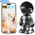 Smart PTZ WiFi Security Camera Pro | AI Tracking 350° Pan + Night Vision + 128GB