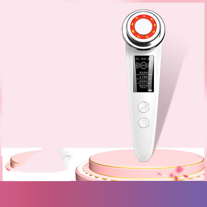 Luxury Pore Cleansing Facial Massager — Multi-Light Therapy, Pore Vacuum & Skin Rejuvenation Beauty Device