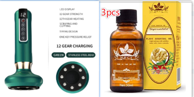 Electric Vacuum Cupping Massager | Body Contouring Sculpting & Gua Sha Wellness Device