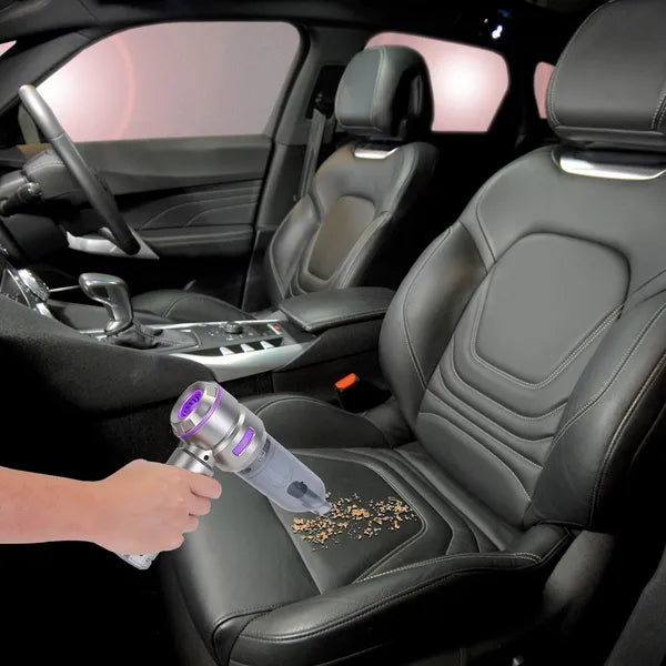 4-in-1 Cordless Car Vacuum & Air Duster — 16,000PA Brushless, 2 Reusable Filters