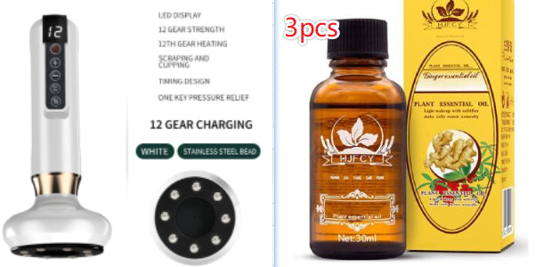 Electric Vacuum Cupping Massager | Body Contouring Sculpting & Gua Sha Wellness Device
