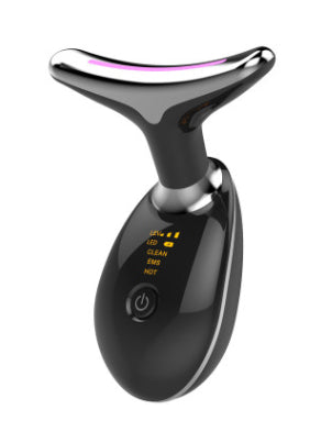 EMS Thermal Neck & Face Lifting Massager | LED Photon Microcurrent Wrinkle Remover