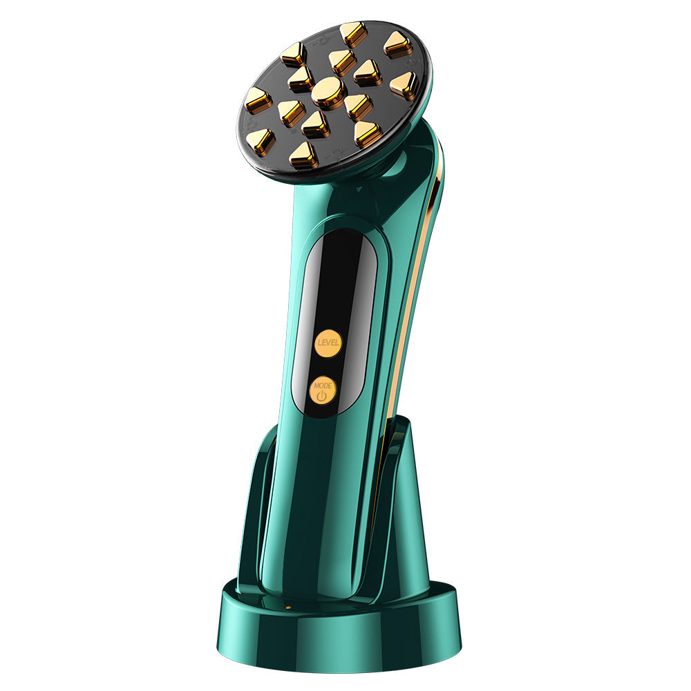 5-in-1 RF LED Facial Lifting Wand | Radio Frequency Skin Firming & Renewal Beauty Device