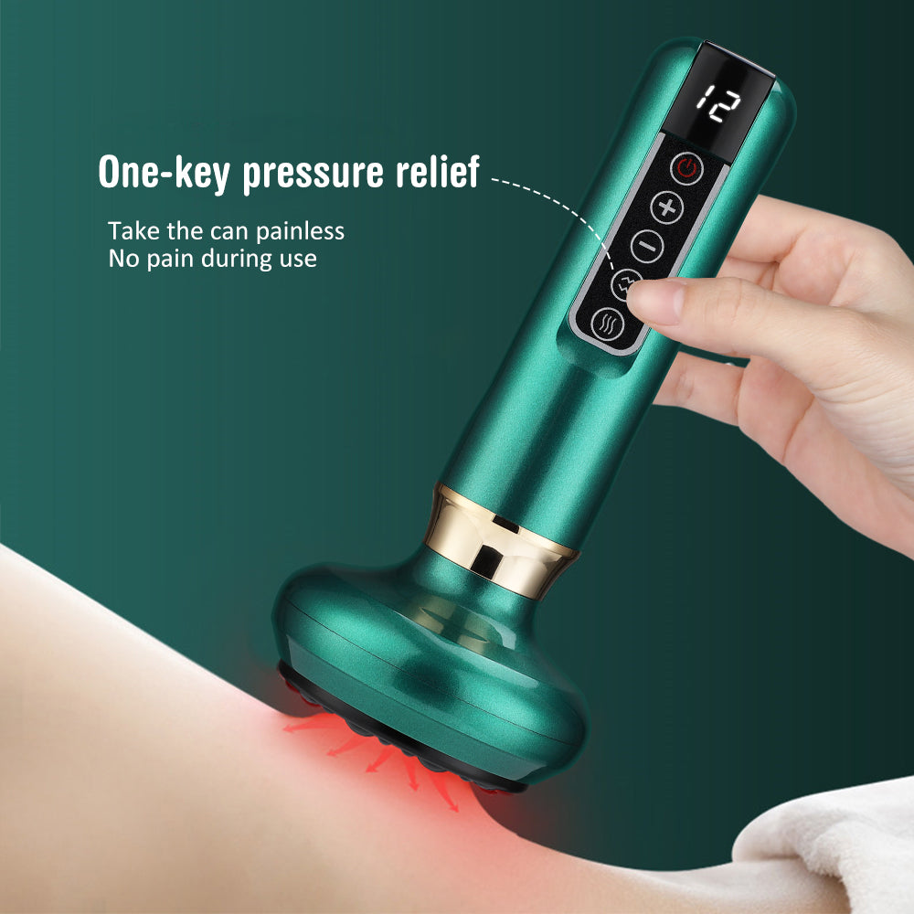 Electric Vacuum Cupping Massager | Body Contouring Sculpting & Gua Sha Wellness Device