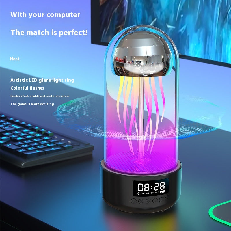 JellyGlow™ Bluetooth Speaker — Colorful Breathing LED Mood Lamp & Wireless Audio
