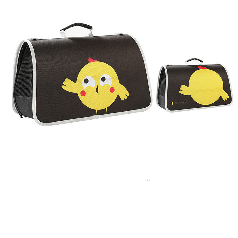 Luxury Pet Carrier Bag – Cute Foldable Cat & Small Dog Shoulder Bag