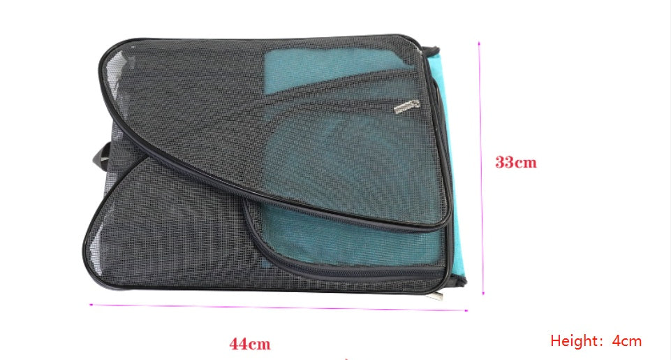 Luxury Space Capsule Pet Carrier Bag – Breathable Mesh Foldable Travel Bag for Cats & Dogs