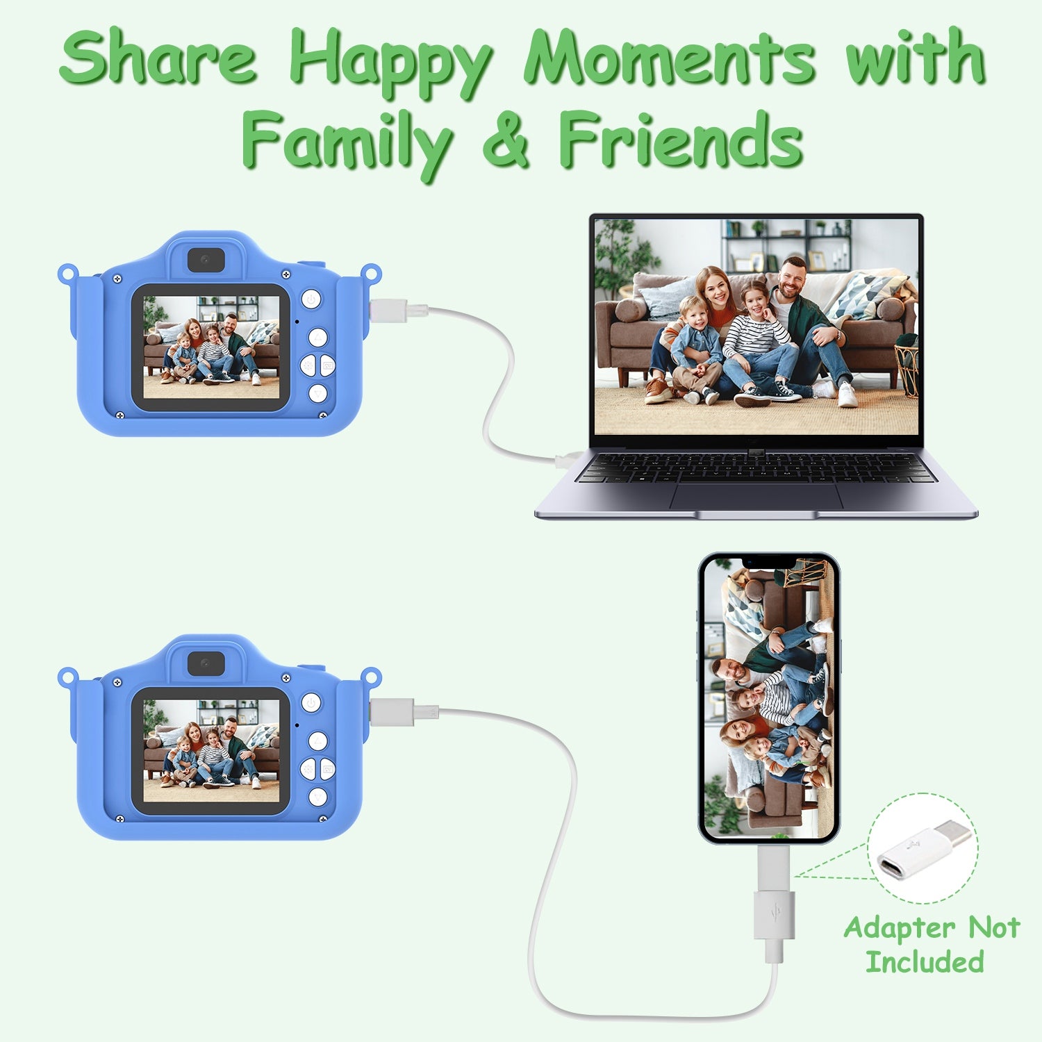 SnapPro™ 48MP Kids HD Camera — 1080P Dinosaur Selfie Cam with 32GB Card & Fast US Shipping