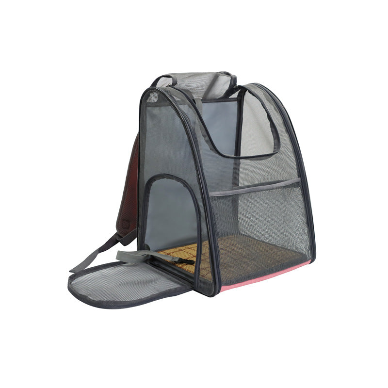 Luxury Space Capsule Pet Carrier Bag – Breathable Mesh Foldable Travel Bag for Cats & Dogs