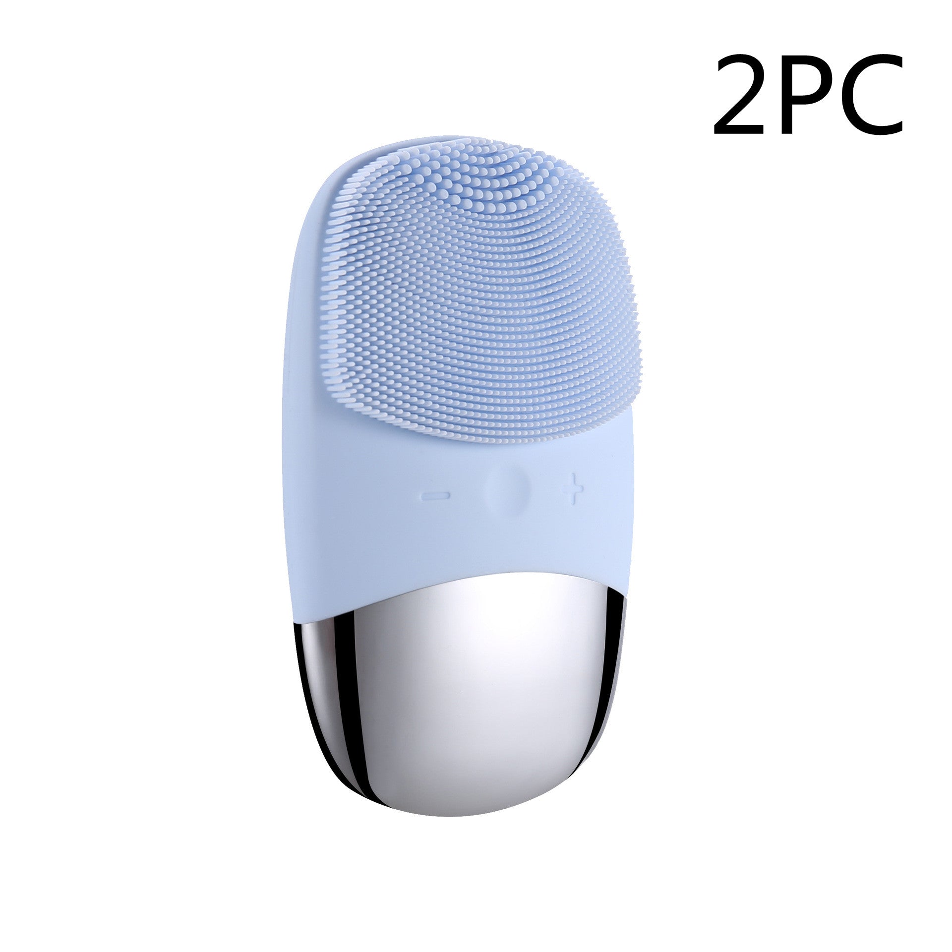 Luxury Mini Silicone Electric Face Cleansing Brush — Sonic Vibration Deep Pore Cleanser