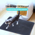 Premium Waterproof EVA Cat Litter Pad — Double Layer, Honeycomb Anti-Tracking, Easy Clean