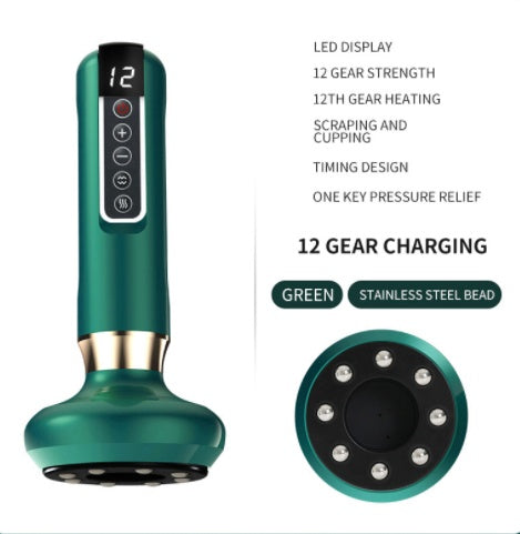 Electric Vacuum Cupping Massager | Body Contouring Sculpting & Gua Sha Wellness Device