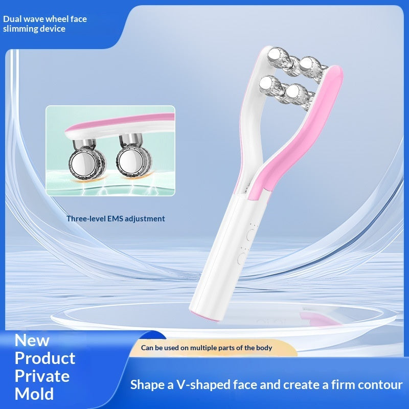 Luxury V-Face Roller Lifting Device — EMS Facial Slimming, Firming & Contouring Beauty Tool