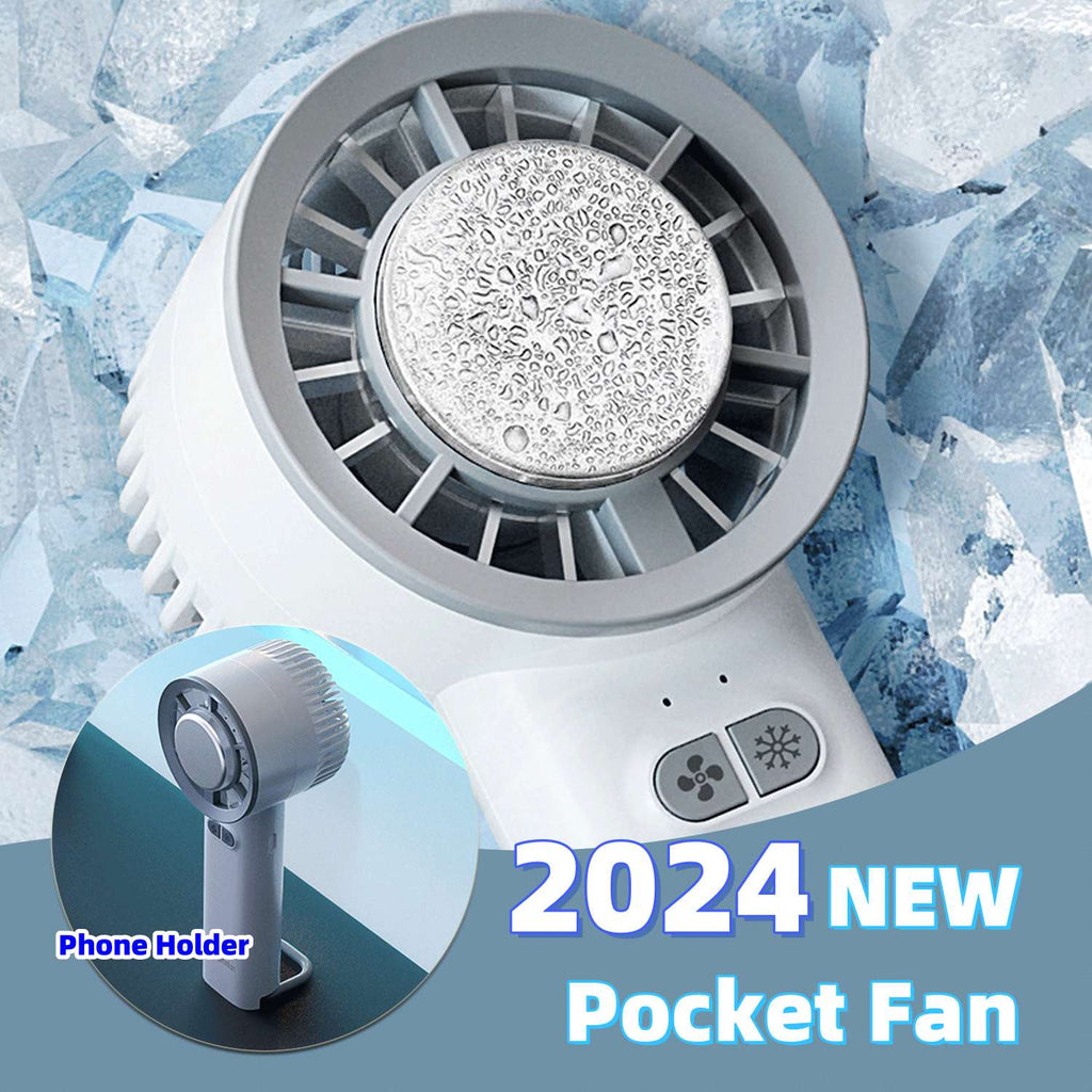 Turbo Jet Handheld Fan — Ice Cool Portable Fan with 3600mAh Battery & Touch Control