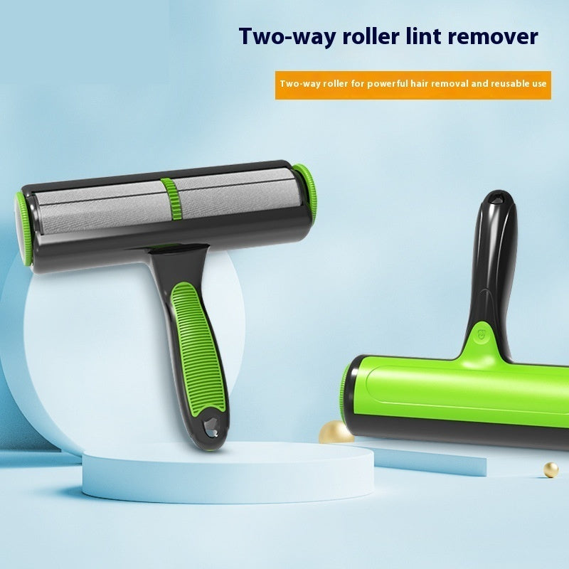Image 1: "Pet two-way automatic lint roller self-cleaning sofa hair remover"
Image 2: "Bi-directional lint roller removing pet hair from furniture"
Image 3: "Automatic cleaning lint roller for sofas and upholstery"
Image 4: "Two-way pet hair remover working on couch cushions"
Image 5: "Self-cleaning lint roller for dogs and cats hair removal"
Image 6: "Reusable pet hair roller cleaning sofa fabric"
Image 7: "Automatic lint roller with bi-directional cleaning action"