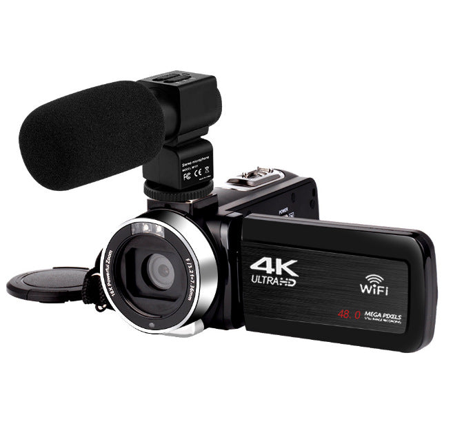 4K Touch Screen Vlogging Camera with WiFi & Remote Control