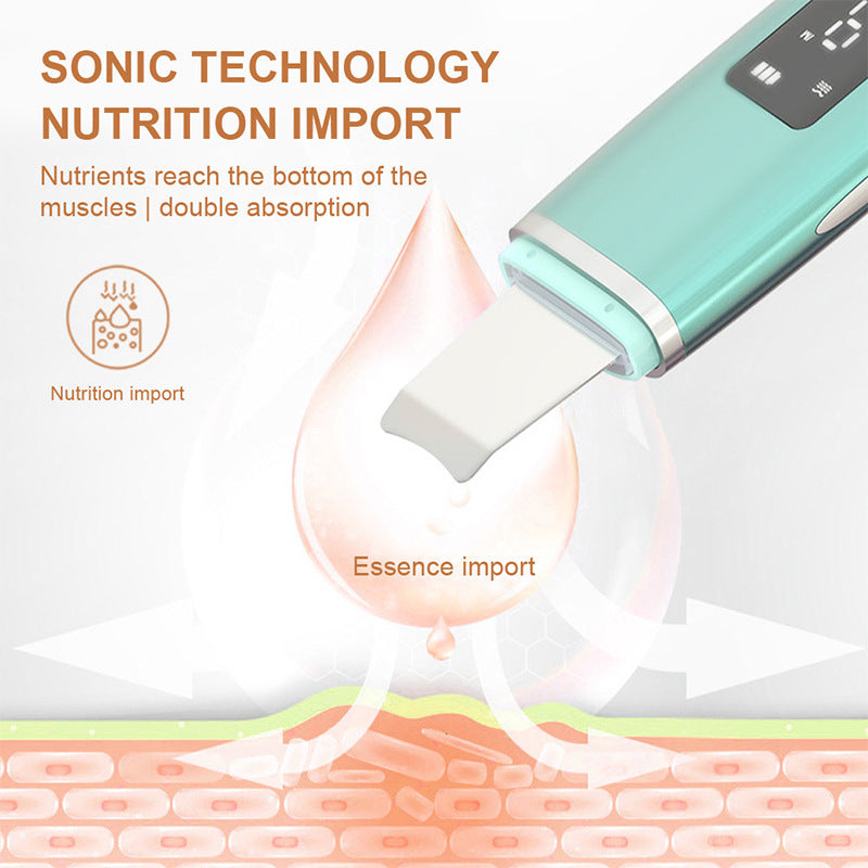 Ultrasonic Skin Scrubber | 4-in-1 Blackhead Remover & Deep Pore Cleansing Beauty Device
