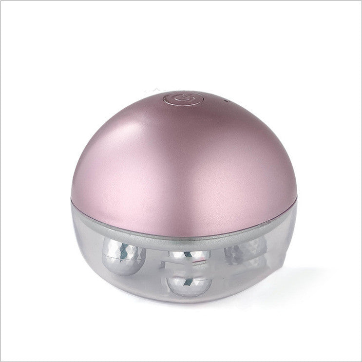 Luxury EMS Micro-Current Facial Massage Ball — Electric Roller Massager for Face Lifting, Contouring & Skin Rejuvenation