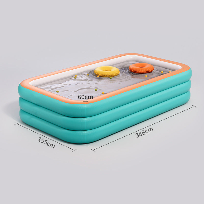 Luxury Summer Inflatable Pool – Outdoor Foldable Swimming Pool