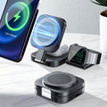Desktop 3-in-1 Wireless Charger Station — iPhone, Apple Watch & AirPods